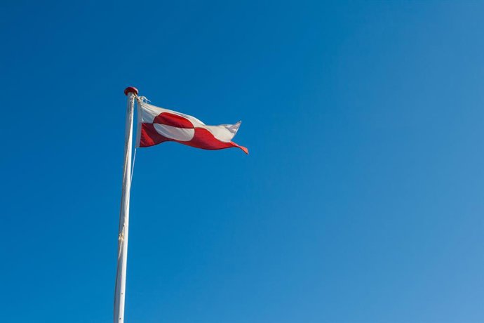 Bandera de Groenlandia.