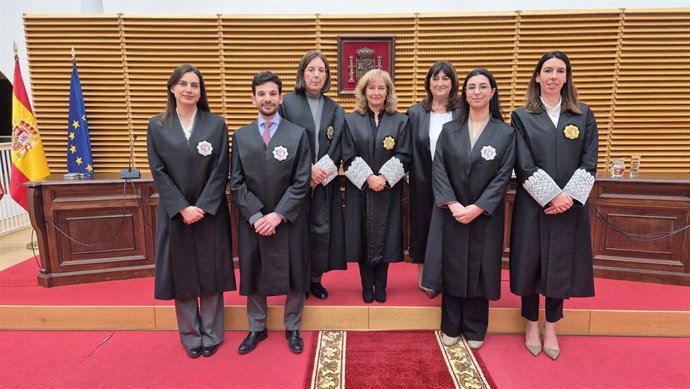 Jura del cargo de los nuevos jueces destinados a Castilla y León.