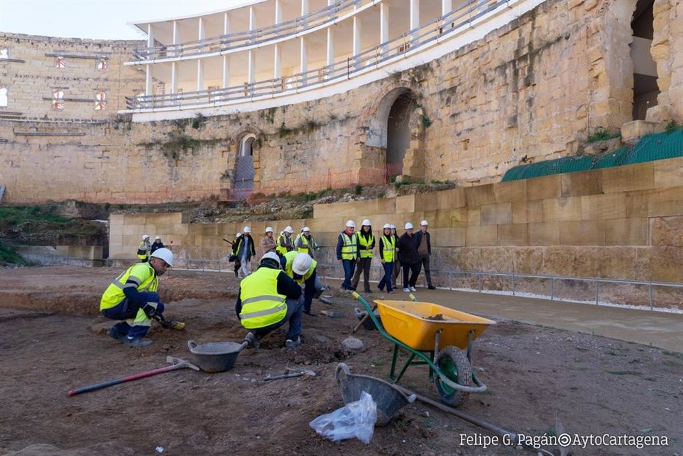 El Anfiteatro abrirá los fines de semana de marzo para ver una 'fossa bestiaria'