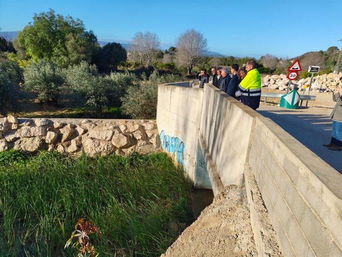 Raúl Mérida ha visitat les obres realitzades a Montserrat després de la dana en el marc del Pla Endavant
