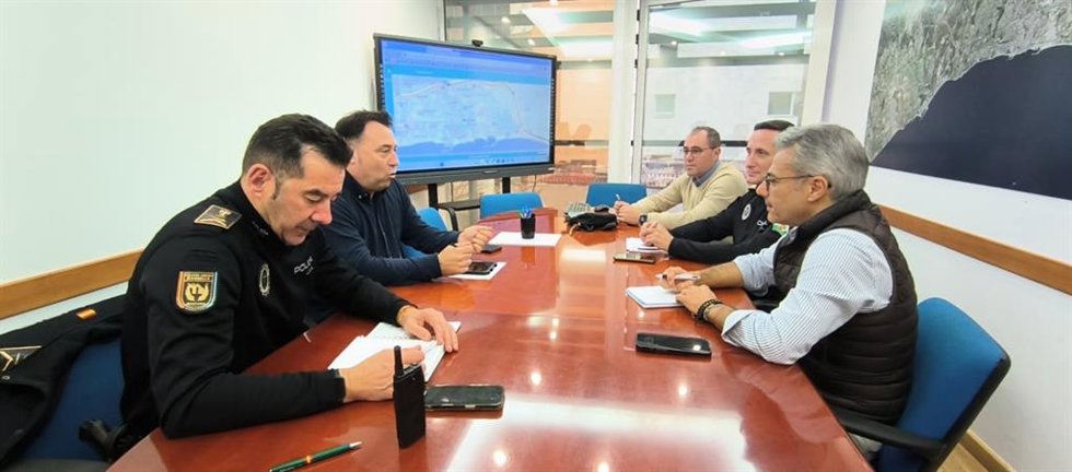 El concejal de Seguridad Ciudadana, José Eduardo Díaz, ha destacado la importancia del trabajo de coordinación entre la Policía Local y el área de Nuevas Tecnologías