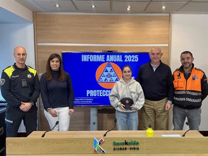 Presentación del informe de Protección Civil de Barakaldo