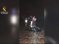 Denuncian a los jóvenes rescatados en su coche en Huétor Tájar (Granada) por saltarse el perímetro de seguridad