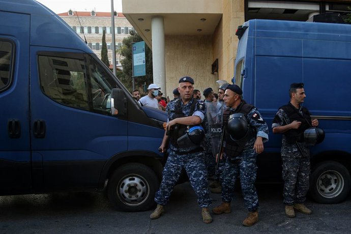 Archivo - Arquivo - Imagem de arquivo da Polícia do Líbano.