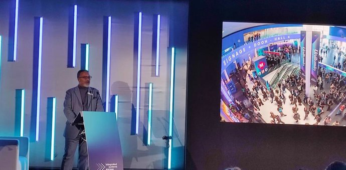 El director general d'Integrated Systems Europe, Mike Blackman