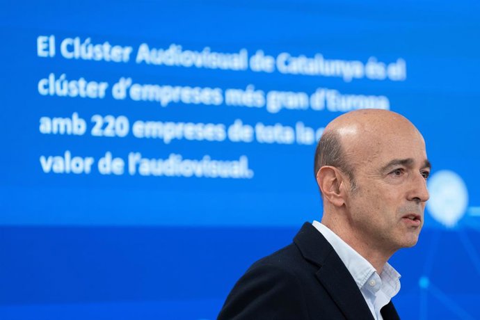 Archivo - El president del Clúster Audiovisual de Catalunya, Miquel Rutllant