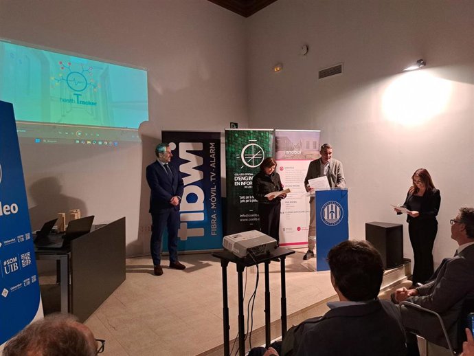 Acto de entrega de los premios del Coeiib a los mejores proyectos informáticos de 2025.