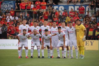 Futbol, Deportes Recoleta vs Union Espanola Fecha 1, Copa Chile 2026 El equipo de Union Espanola es fotografiado durante un partido de Copa Chile disputado en el estadio Municipal de Recoleta, Santiago, Chile. 30/01/2026 Luis