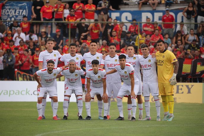 Futbol, Deportes Recoleta vs Union Espanola Fecha 1, Copa Chile 2026 El equipo de Union Espanola es fotografiado durante un partido de Copa Chile disputado en el estadio Municipal de Recoleta, Santiago, Chile. 30/01/2026 Luis