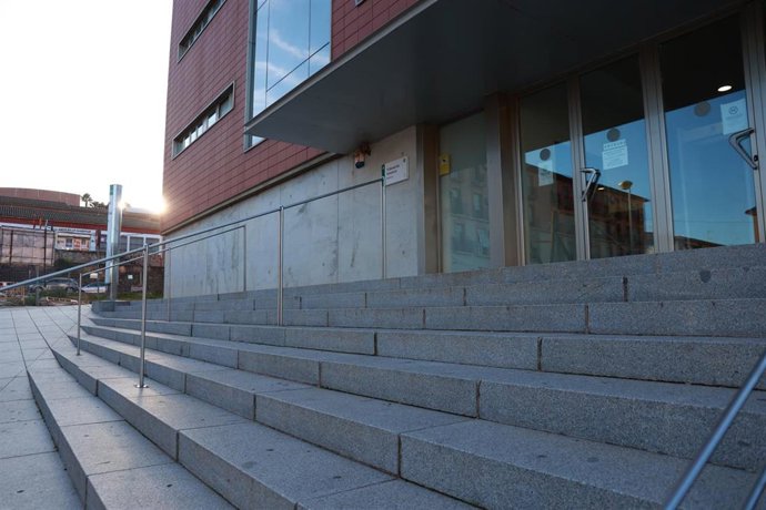 Imagen de la fachada del juzgado de Montoro (Córdoba) que asume la investigación de la causa del accidente ferroviario ocurrido en la localidad cordobesa de Adamuz. A 20 de enero de 2026, en Montoro, Córdoba (Andalucía, España).