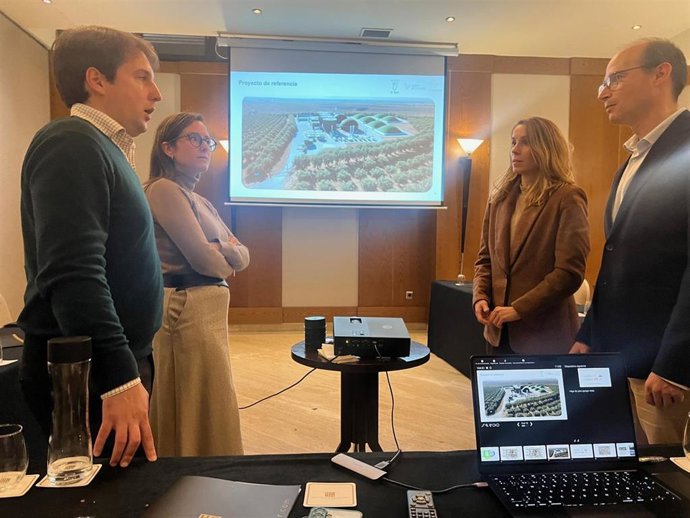 Responsables de los proyectos de biogás.