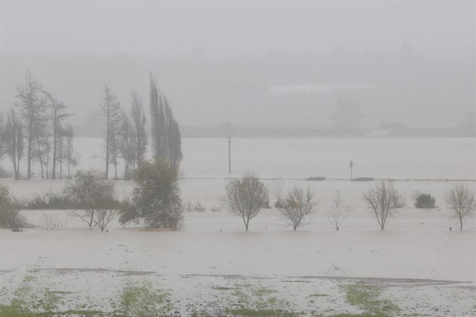 Imagen de archivo de las inundaciones en Cádiz. 
