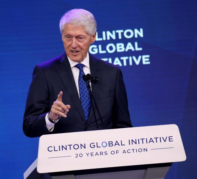 Archivo - El expresidente de Estados Unidos Bill Clinton.