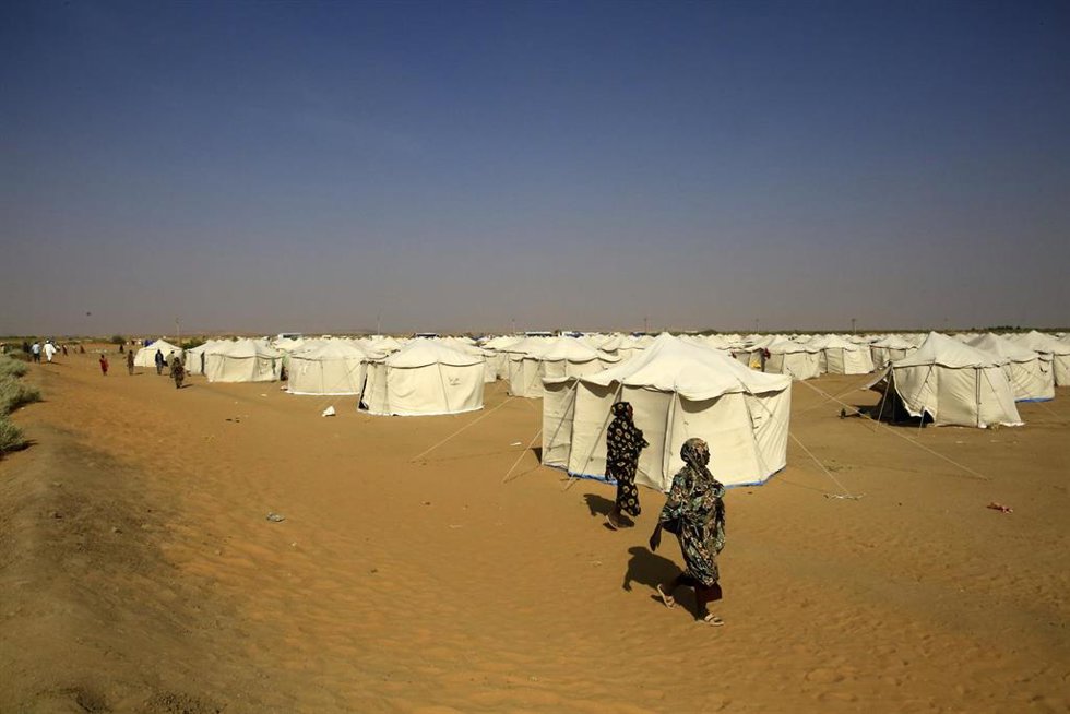 Archivo - Campo de refugiados en Sudán (archivo).