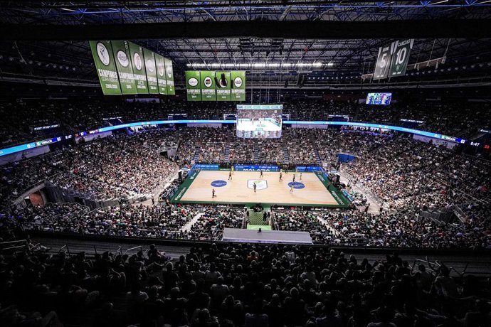 Archivo - Palacio de los Deportes Jose Maria Martin Carpena. Vista, panoramica, publico.