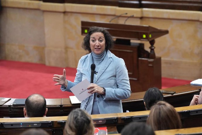 Archivo - La consellera de Economía y Finanzas, Alícia Romero