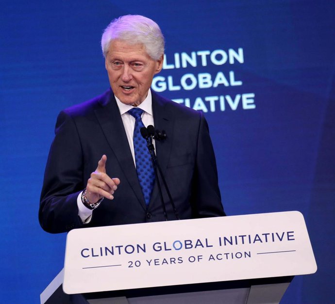 Archivo - Arxiu - L'expresident dels Estats Units Bill Clinton