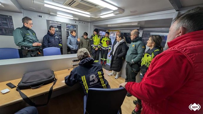 Puesto de Mando Avanzado en San Juan de la Arena.