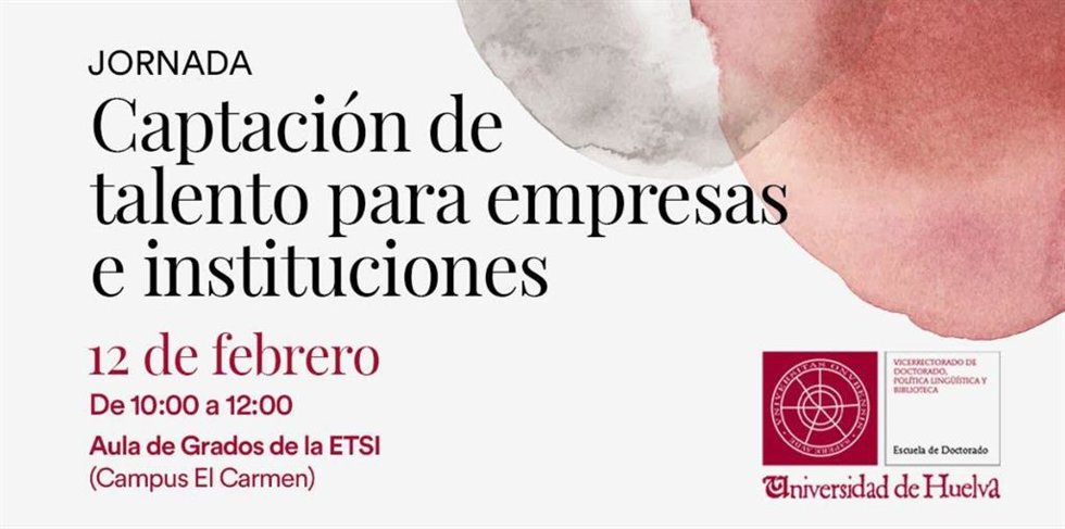 Cartel de la jornada de 'Captación de talento para empresas e instituciones'.