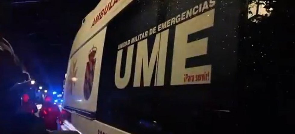 Equipo sanitario de la UME
