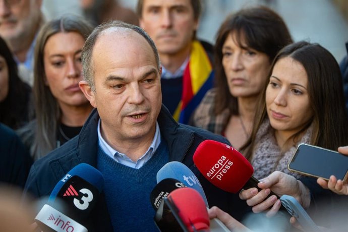 El secretari general de Junts, Jordi Turull, en declaracions als mitjans