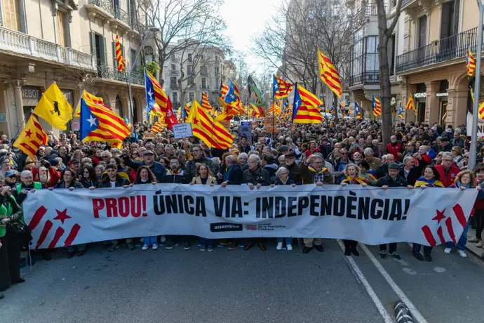 Manifestación en Barcelona