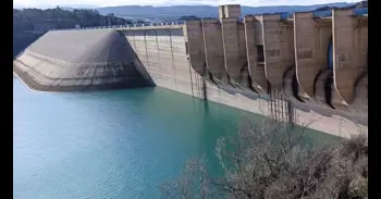 El embalse del Negratín (Granada) vuelve a transferir agua a Almería tras casi cinco años sin hacerlo
