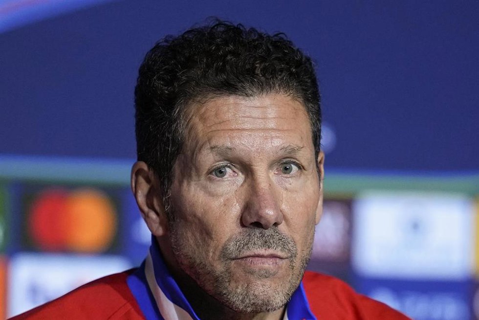 Diego Pablo Simeone, entrenador del Atlético de Madrid
