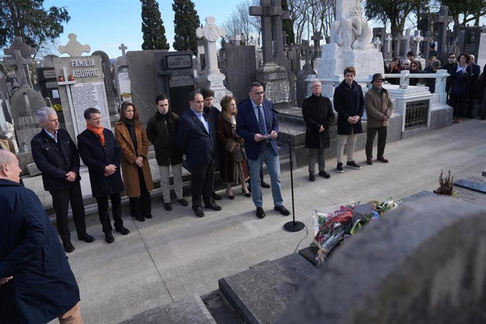 Homenaje a Fernando Múgica en el 30 aniversario de su asesinato por ETA.