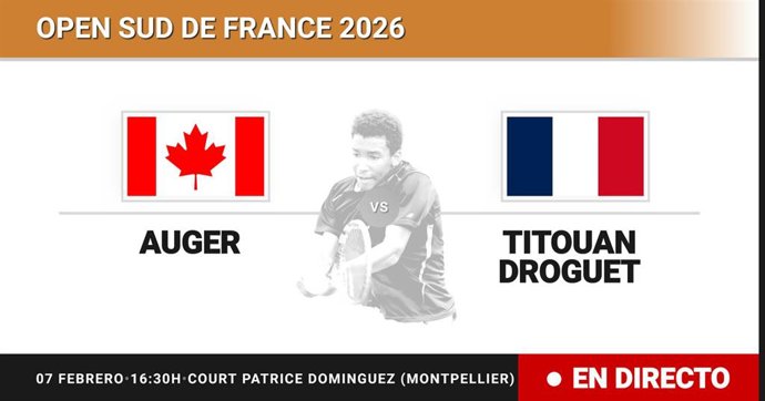 Felix Auger-Aliassime - Titouan Droguet: resumen y estadísticas del partido de Semifinal de Open Sud de France