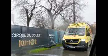 El desbordamiento del Guadalquivir por Torre Triana motiva la suspensión en Sevilla de la actividad del Circo del Sol