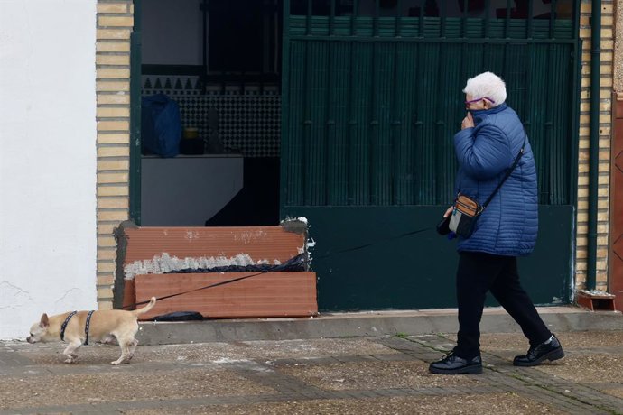 Alerta no centro urbano de Jerez devido à chegada da tempestade “Marta”. 7 de fevereiro de 2026. Imagens da operação de alerta ativada em Jerez de la Frontera (Cádiz), onde a chegada da tempestade “Marta” pode causar inundações devido ao co