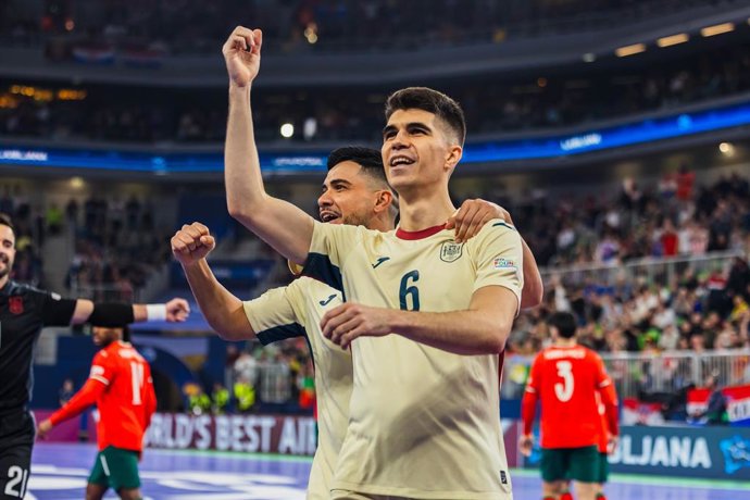 España conquista su octava Eurocopa de fútbol sala con un 3-4 en la final contra Portugal
