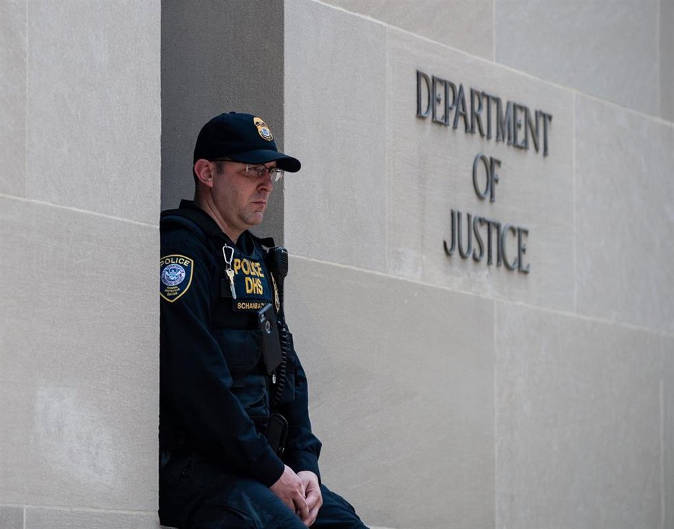 Archivo - Sede del Departamento de Justicia de EEUU en Washington D.C.