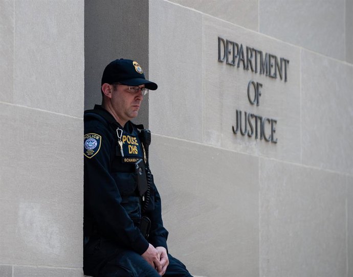 Archivo - Sede del Departamento de Justicia de EEUU en Washington D.C.