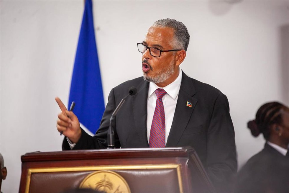 Archivo - El primer ministro haitiano, Alix Didier Fils-Aimé  