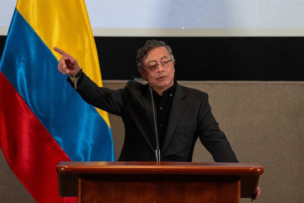 El presidente de Colombia, Gustavo Petro