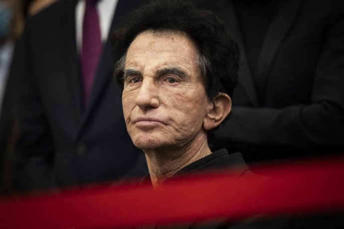 Archivo - October 16, 2021, Paris, France, France: Former Minister of Education Jack Lang attends the unvailing of a memorial plaque at the French Education ministry, one year after Paty was beheaded by an extremist after showing his class cartoons of the