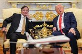 Foto: Colombia/Crónica.- La reunión con Trump culmina el giro de Petro a su plan de 'paz total'