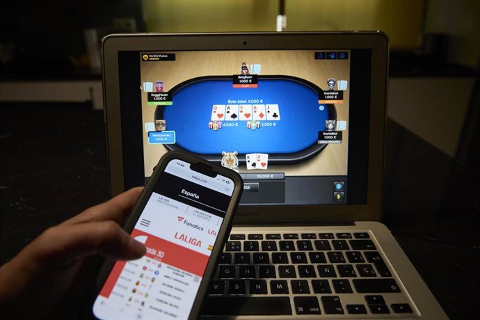 Archivo - Una página web de juego 'online'