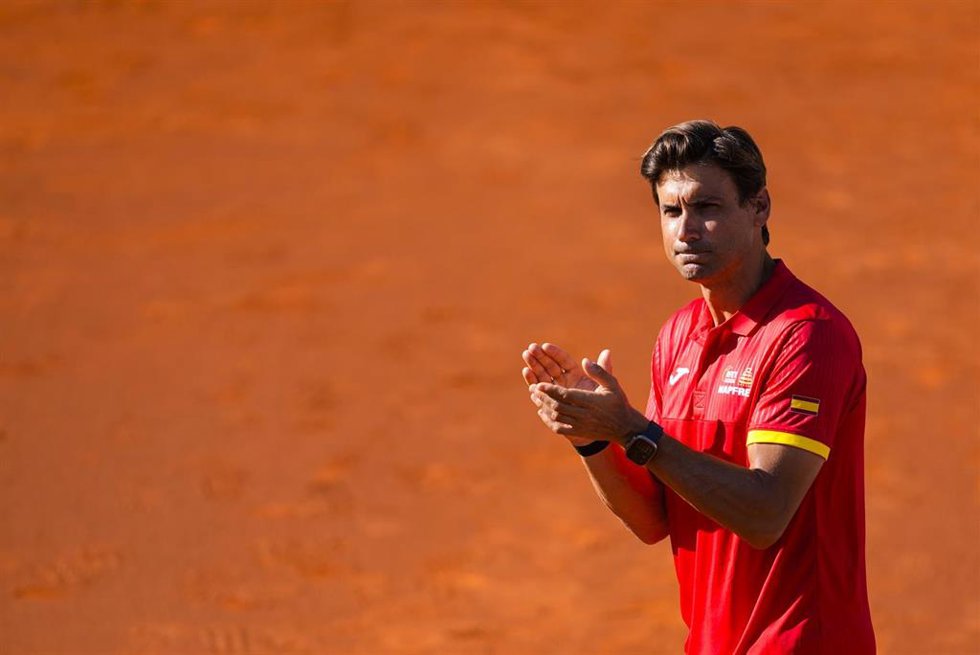 Archivo - David Ferrer, capitán del equipo español de Copa Davis