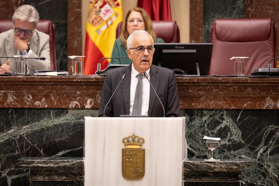 El diputado regional socialista Alfonso Martínez Baños