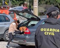 Vecinos de Grazalema (Cádiz) acceden a sus casas acompañados por la Guardia Civil para recoger enseres
