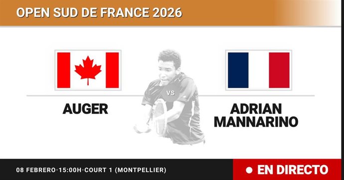 Felix Auger-Aliassime - Adrian Mannarino: resumen y estadísticas del partido de Final de Open Sud de France
