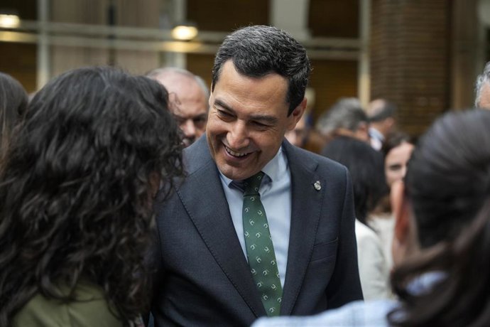 Imagen de archivo del presidente de la Junta de Andalucía, Juanma Moreno.