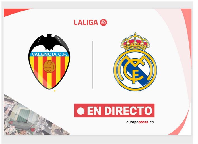Onces Iniciales confirmados: Valencia - Real Madrid: resumen y estadísticas del partido de la jornada 23 de LaLiga EA Sports