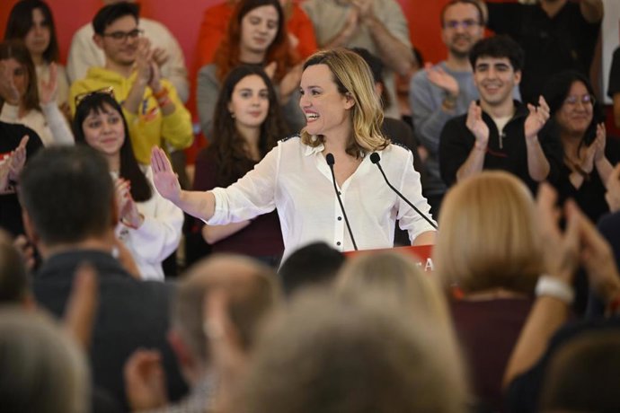 La candidata del PSOE, Pilar Alegría.