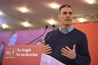 Sánchez felicita a Azcón por su resultado y asegura que el PSOE "seguirá siendo la única alternativa progresista"