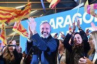 Azcón destaca que solo el PP puede formar gobierno en Aragón, aunque lamenta perder dos escaños