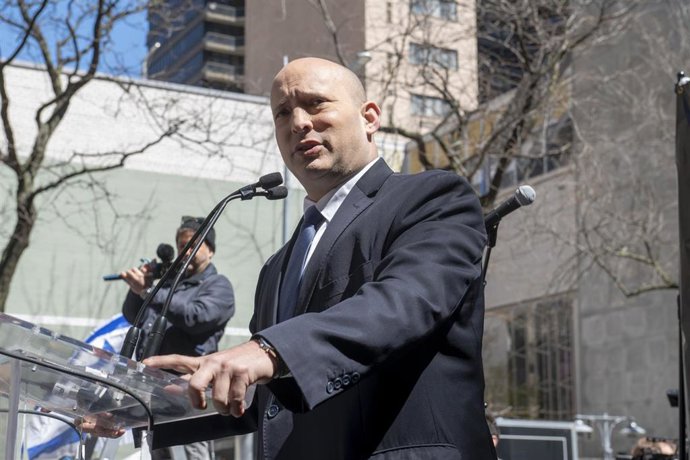 Archivo - El ex primer ministro israelí Naftali Bennett (2021-2022)